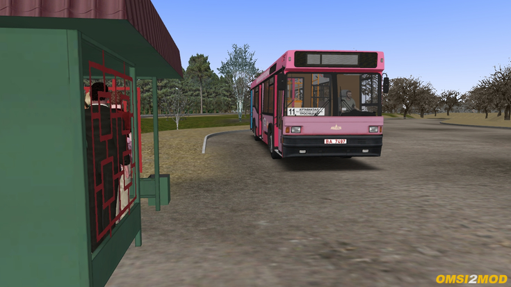 Реалистичные звуки для автобуса МАЗ-104