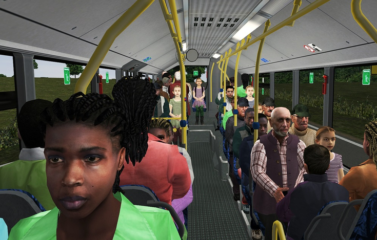 Русская озвучка пассажиров